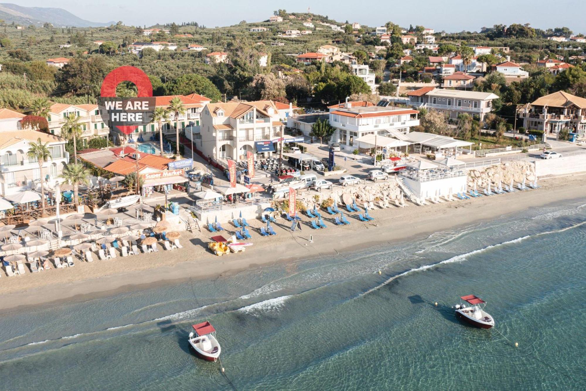 Manthos Beachfront Apartments Laganas Exterior photo